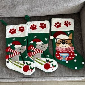 COPY - Kitty or Corgi Christmas Stocking, Pet Stocking